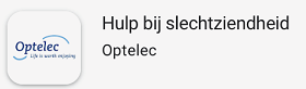 App Hulp bij slechtziendheid
